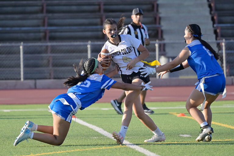 MHS girls flag football, Fall 2024