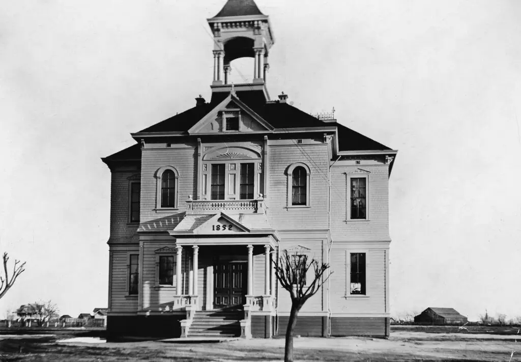 The Westside School in 1892