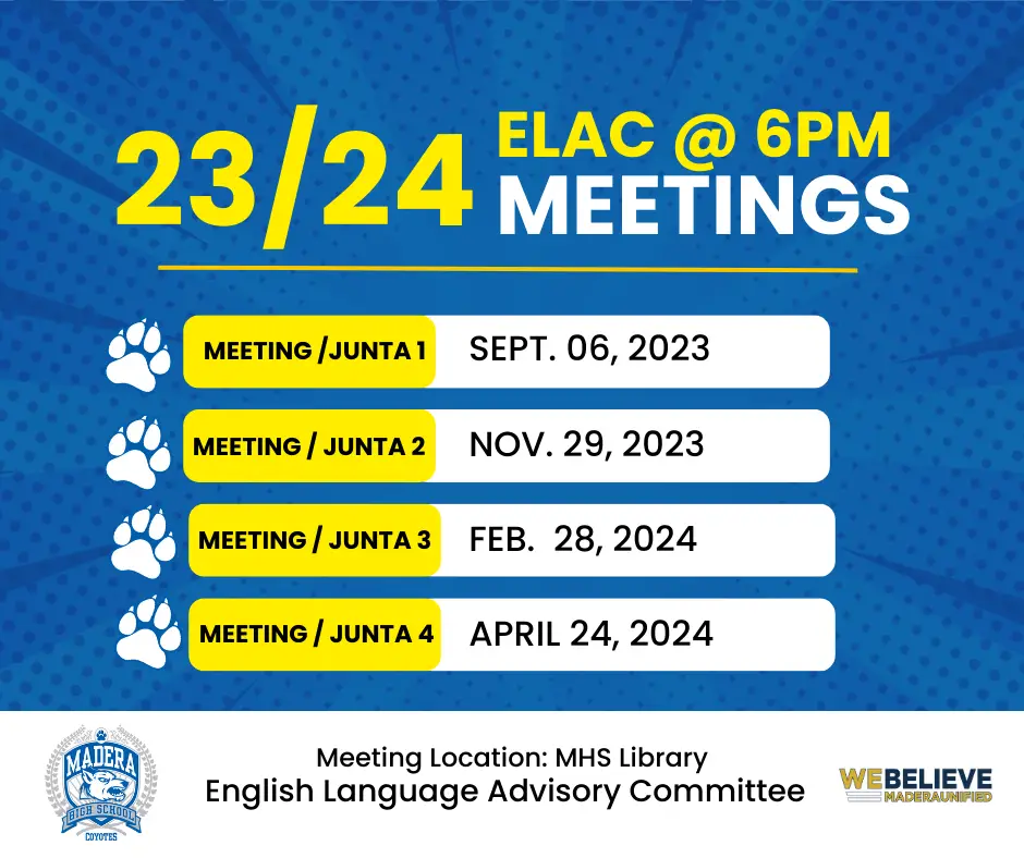 ELAC meetings 23-24